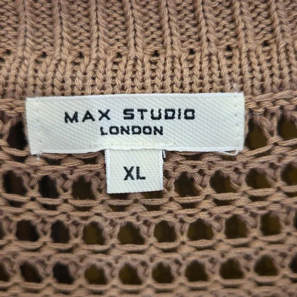 Max Studio Crocheted Shirt - Picture 2 of 4